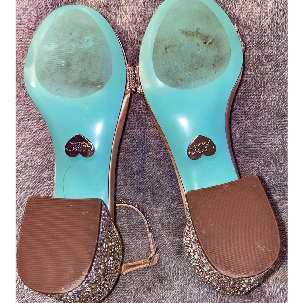 Betsy Johnson Rhinestone Heels - Picture 5 of 6